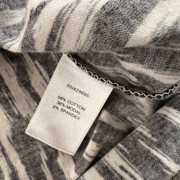 Pendleton Midi Dress Knee Black Women's size MEDIUM Cotton Modal - Picture 5 of 7